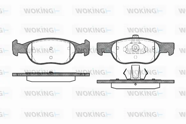 Brake Pad Set, disc brake (P4883.20)