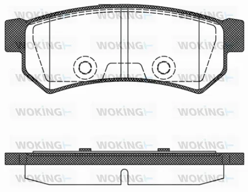 Brake Pad Set, disc brake (P11483.10)