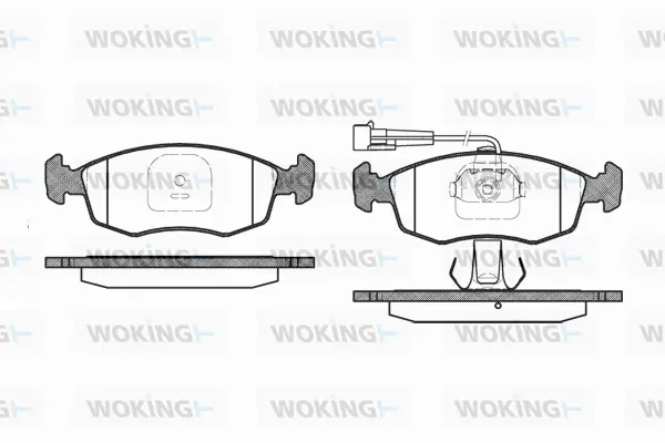 Brake Pad Set, disc brake (P0723.12)