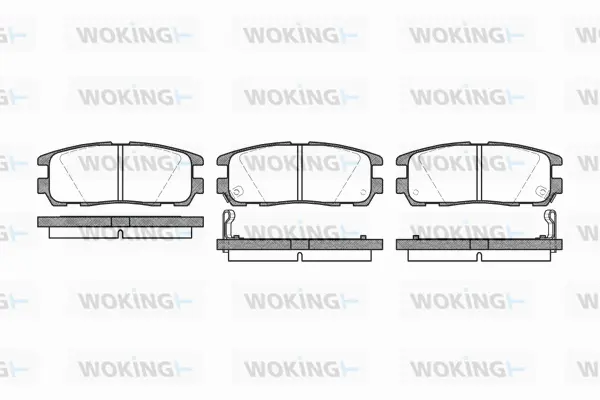 Brake Pad Set, disc brake (P5263.12)