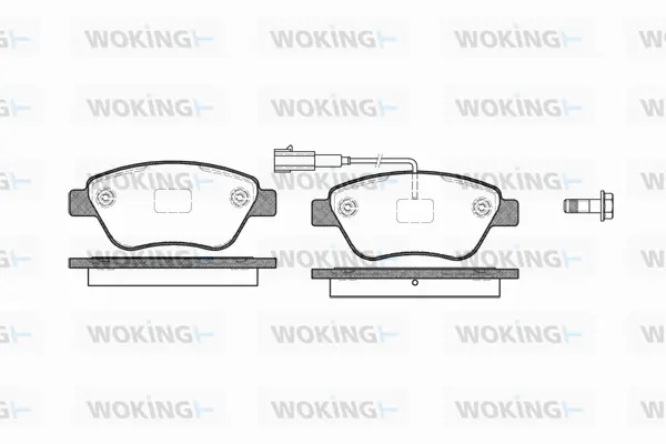 Brake Pad Set, disc brake (P9583.11)