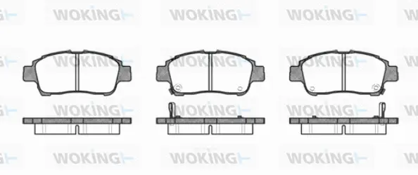 Brake Pad Set, disc brake (P6123.02)