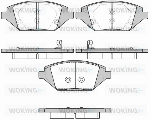 Brake Pad Set, disc brake (P17863.02)