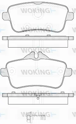 Brake Pad Set, disc brake (P14033.00)