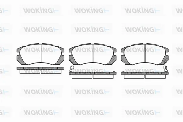Brake Pad Set, disc brake (P5033.02)