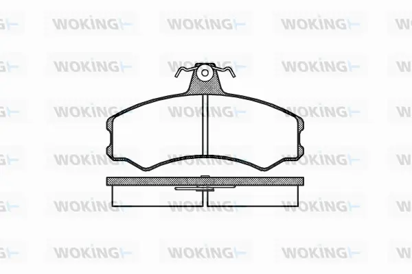Brake Pad Set, disc brake (P0433.00)