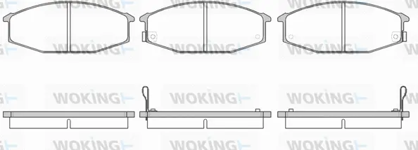Brake Pad Set, disc brake (P0153.02)