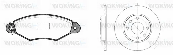 Brake Kit, disc brake (87433.00)
