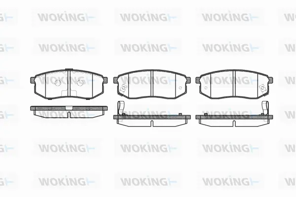 Brake Pad Set, disc brake (P6493.02)