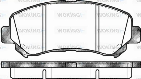 Brake Pad Set, disc brake (P12183.00)