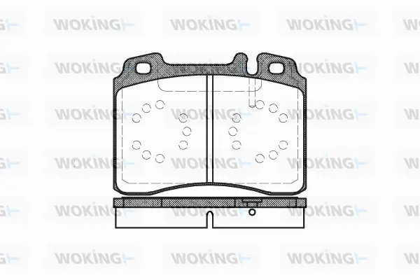 Brake Pad Set, disc brake (P2793.00)
