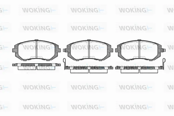 Brake Pad Set, disc brake (P8513.02)