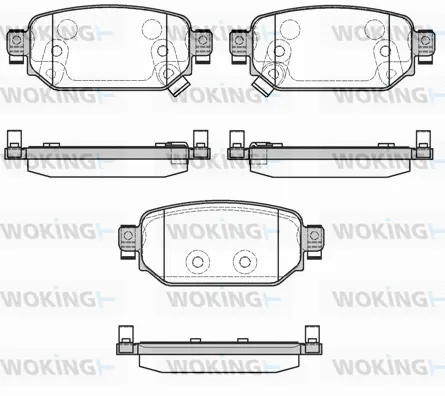 Brake Pad Set, disc brake (P16313.02)