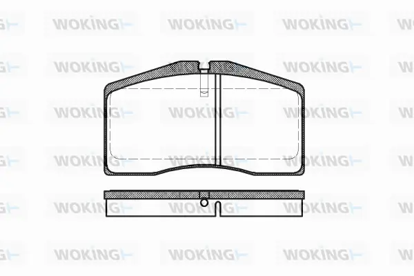 Brake Pad Set, disc brake (P5483.00)