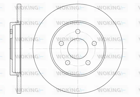 Brake Disc (D6661.00)
