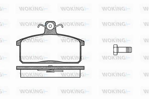 Brake Pad Set, disc brake (P0283.40)