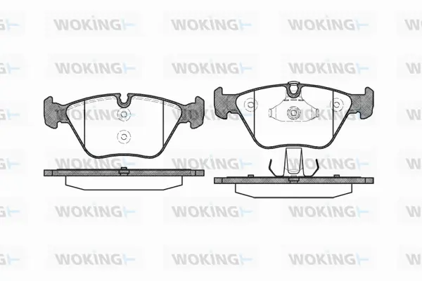 Brake Pad Set, disc brake (P8633.10)