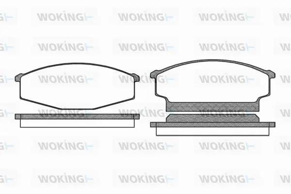 Brake Pad Set, disc brake (P3563.00)