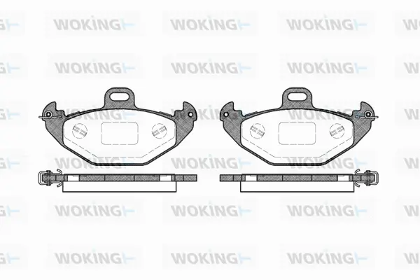 Brake Pad Set, disc brake (P7863.00)