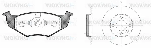 Brake Kit, disc brake (87093.00)