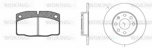 Brake Kit, disc brake (80013.00)