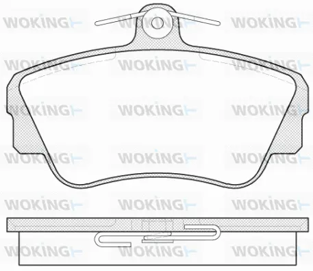 Brake Pad Set, disc brake (P2093.00)