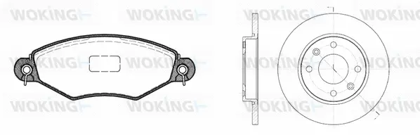 Brake Kit, disc brake (87433.02)