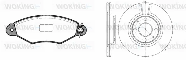 Brake Kit, disc brake (87433.05)