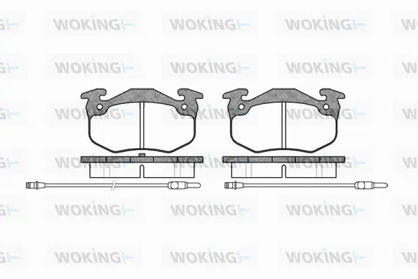 Brake Pad Set, disc brake (P0443.24)