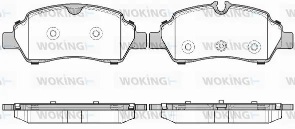 Brake Pad Set, disc brake (P17053.00)