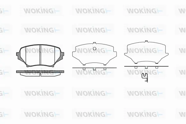 Brake Pad Set, disc brake (P10893.01)