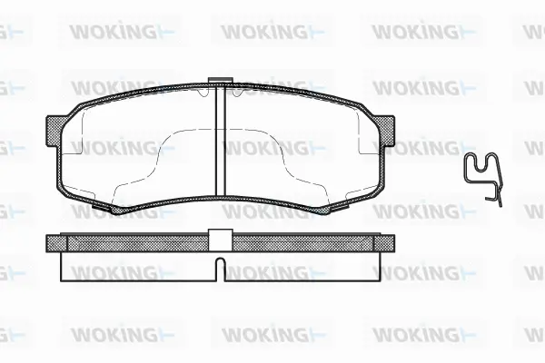 Brake Pad Set, disc brake (P5133.04)