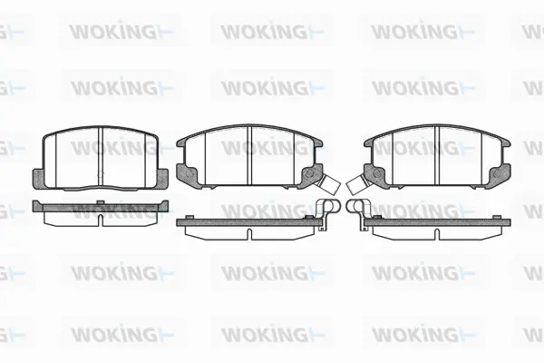 Brake Pad Set, disc brake (P3013.12)