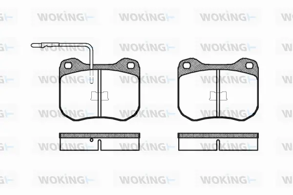 Brake Pad Set, disc brake (P1013.02)