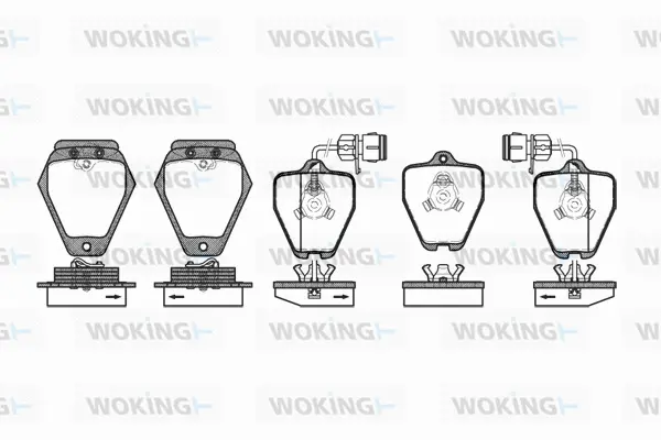 Brake Pad Set, disc brake (P4083.02)