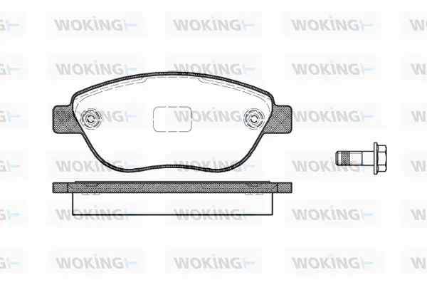 Brake Pad Set, disc brake (P9593.10)
