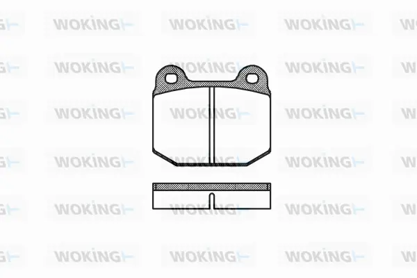 Brake Pad Set, disc brake (P1143.00)