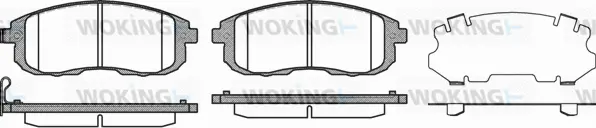 Brake Pad Set, disc brake (P3933.11)