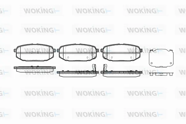 Brake Pad Set, disc brake (P10473.02)