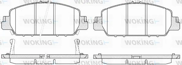 Brake Pad Set, disc brake (P14483.02)