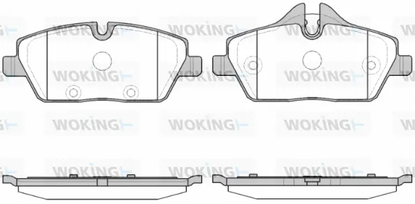 Brake Pad Set, disc brake (P10313.30)