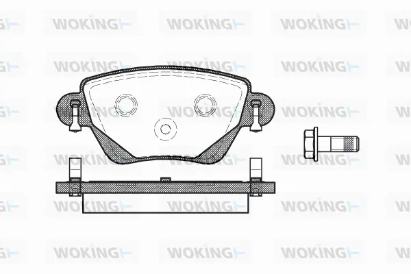 Brake Pad Set, disc brake (P6773.00)