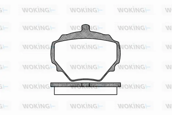 Brake Pad Set, disc brake (P1523.00)
