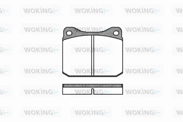 Brake Pad Set, disc brake (P1103.10)