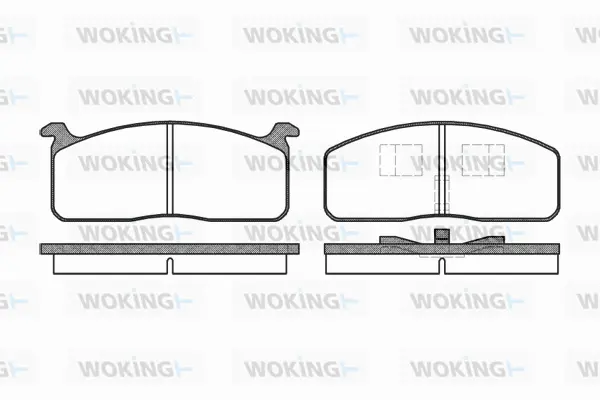 Brake Pad Set, disc brake (P0203.00)