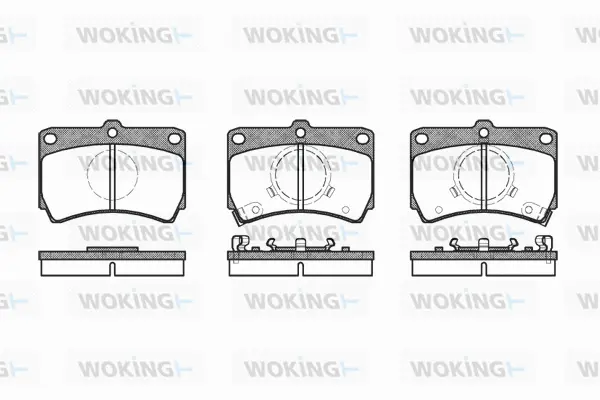 Brake Pad Set, disc brake (P3123.02)