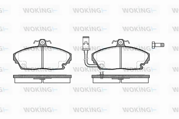 Brake Pad Set, disc brake (P3503.01)