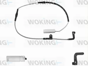 Warning Contact, brake pad wear (001057)