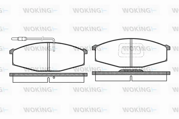 Brake Pad Set, disc brake (P0293.02)