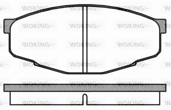 Brake Pad Set, disc brake (P0333.10)